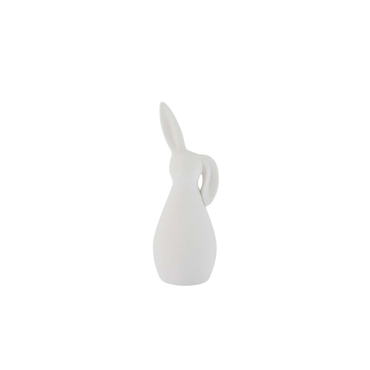 Immagine variante S - Coniglio Sixten in Ceramica opaca Bianca - 2 misure | Storefactory