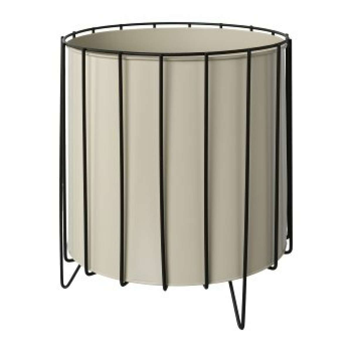 Immagine variante L - Vaso in Metallo con supporto nero (3 Varianti) CACHEPOT | Gasper since 1965