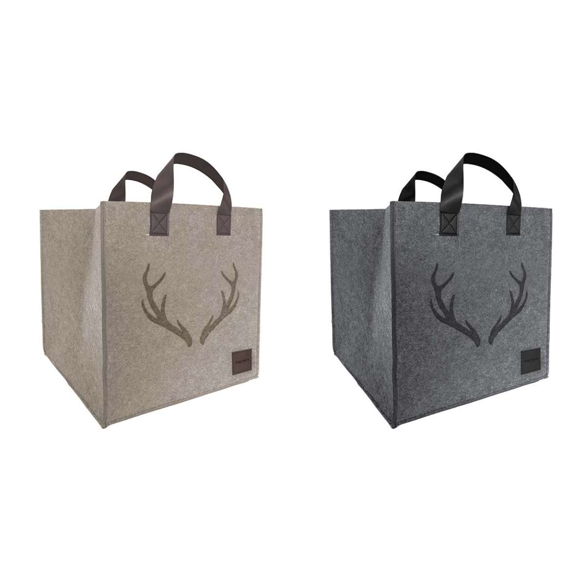 Immagine del prodotto Cesta Portariviste - Porta Legna modello Cube Cervo (2 Colori) | Daunex