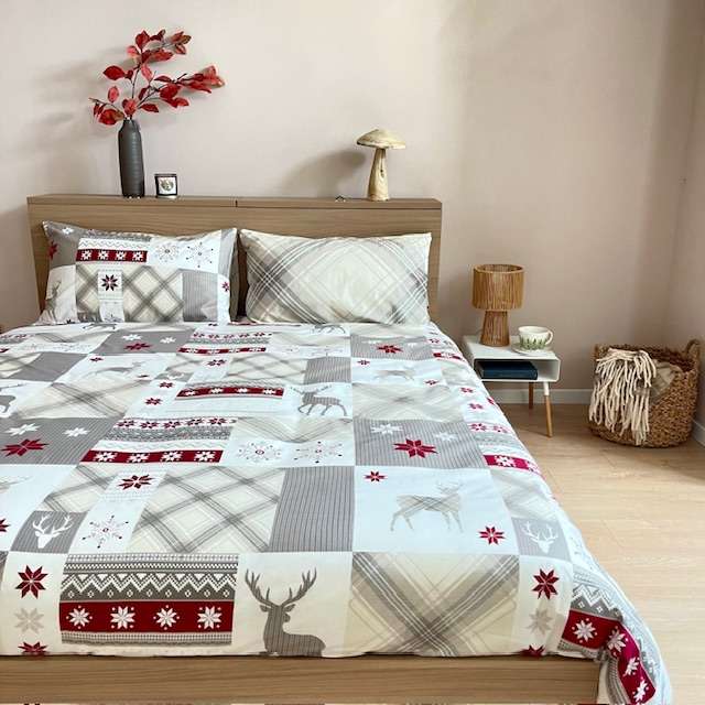 Copripiumino Singolo Animal Crossing Halantex 100% Cotone, 140x200cm + Federa 70x90cm, Ufficiale, Multicolore