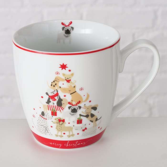Immagine principale di Mug Natalizia Barney in Porcellana con Manico 480 ml (2 colori) | 