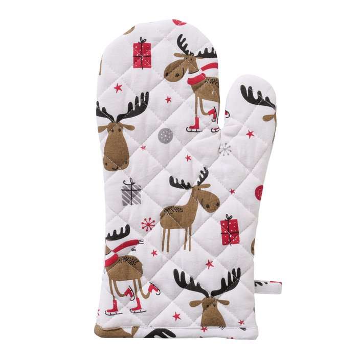 Immagine principale di Guanto Forno Natalizio Joey in Cotone 32x16 cm (2 Colori) | Boltze