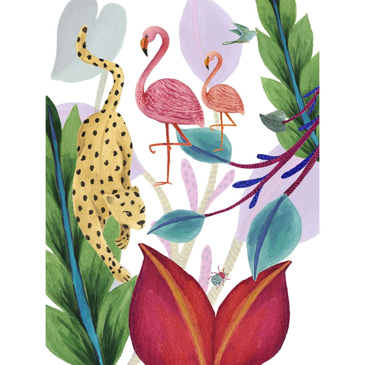 Immagine variante 1 - Strofinaccio in Lino - Funky Animals - 2 Varianti | The NapKing