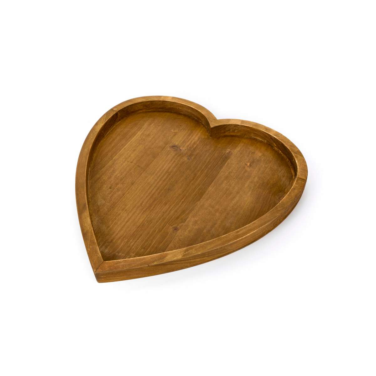 Immagine variante L - Vassoio in legno scuro a forma di Cuore (3 misure) | Nuvole di Stoffa