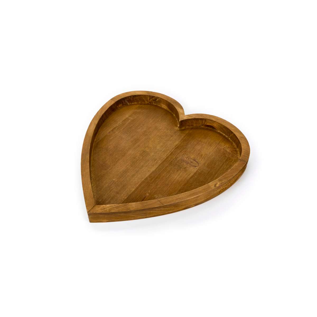 Immagine variante M - Vassoio in legno scuro a forma di Cuore (3 misure) | Nuvole di Stoffa