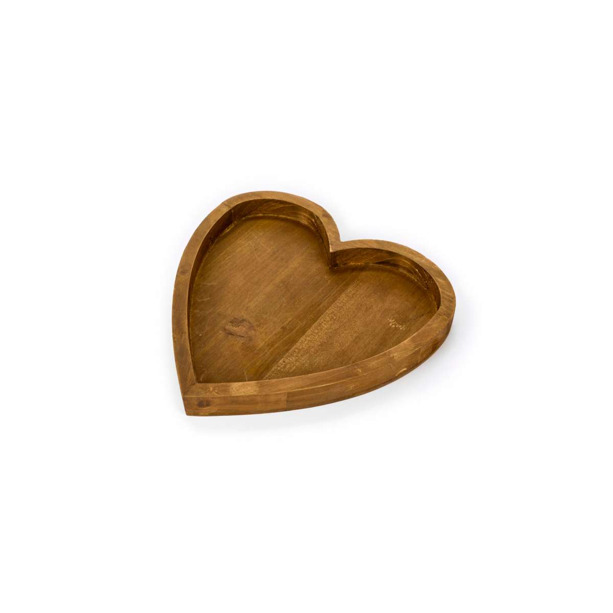Immagine variante S - Vassoio in legno scuro a forma di Cuore (3 misure) | Nuvole di Stoffa