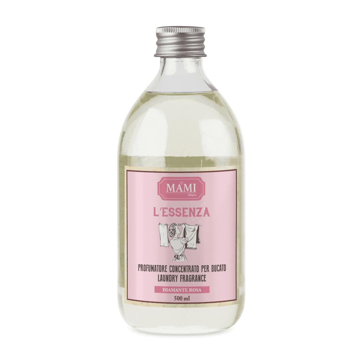 Immagine variante 500 ml - Profumatore per Bucato Diamante Rosa - 4 Formati | Mami Milano