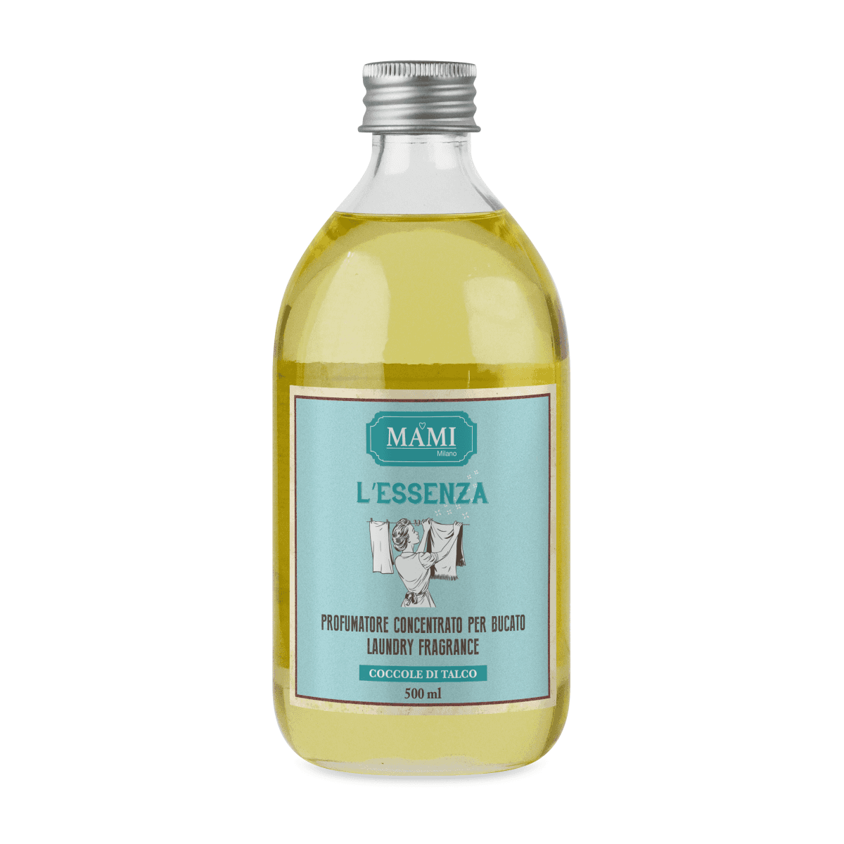 Immagine variante 500 ml - Profumatore per Bucato Coccole di Talco - 4 Formati | Mami Milano