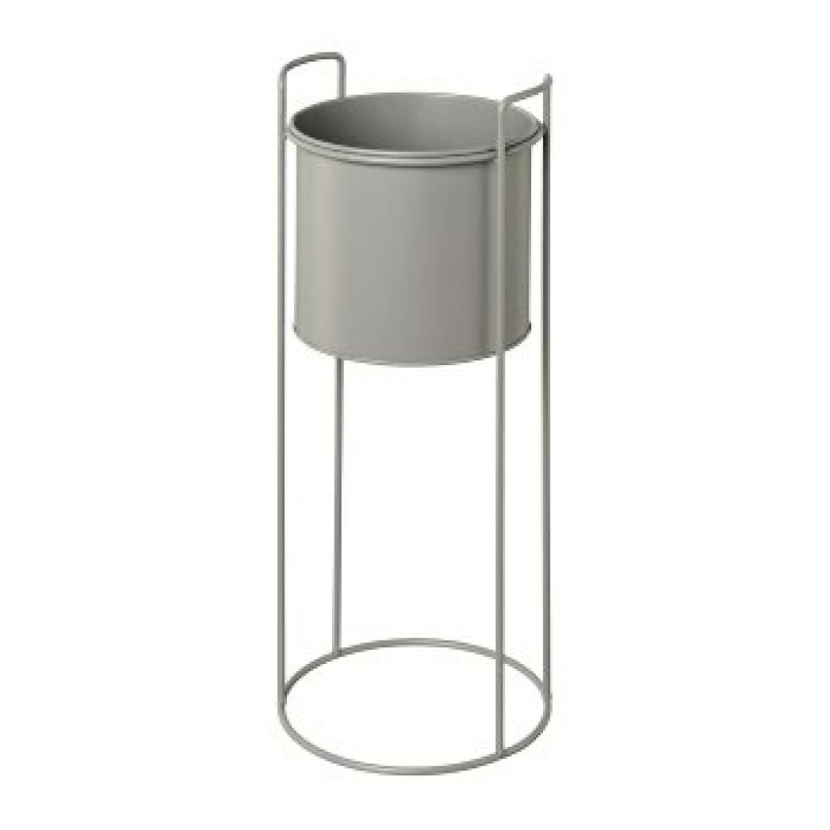 Immagine variante S - Vaso in Metallo TRELLEBORG Grigio - 3 Misure | Gasper since 1965