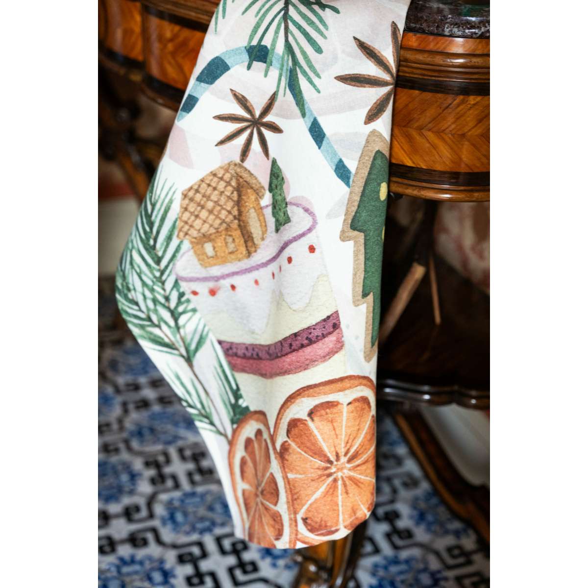 Immagine variante 2 - Strofinaccio in Lino - Xmas Tea (2 Varianti) | The NapKing