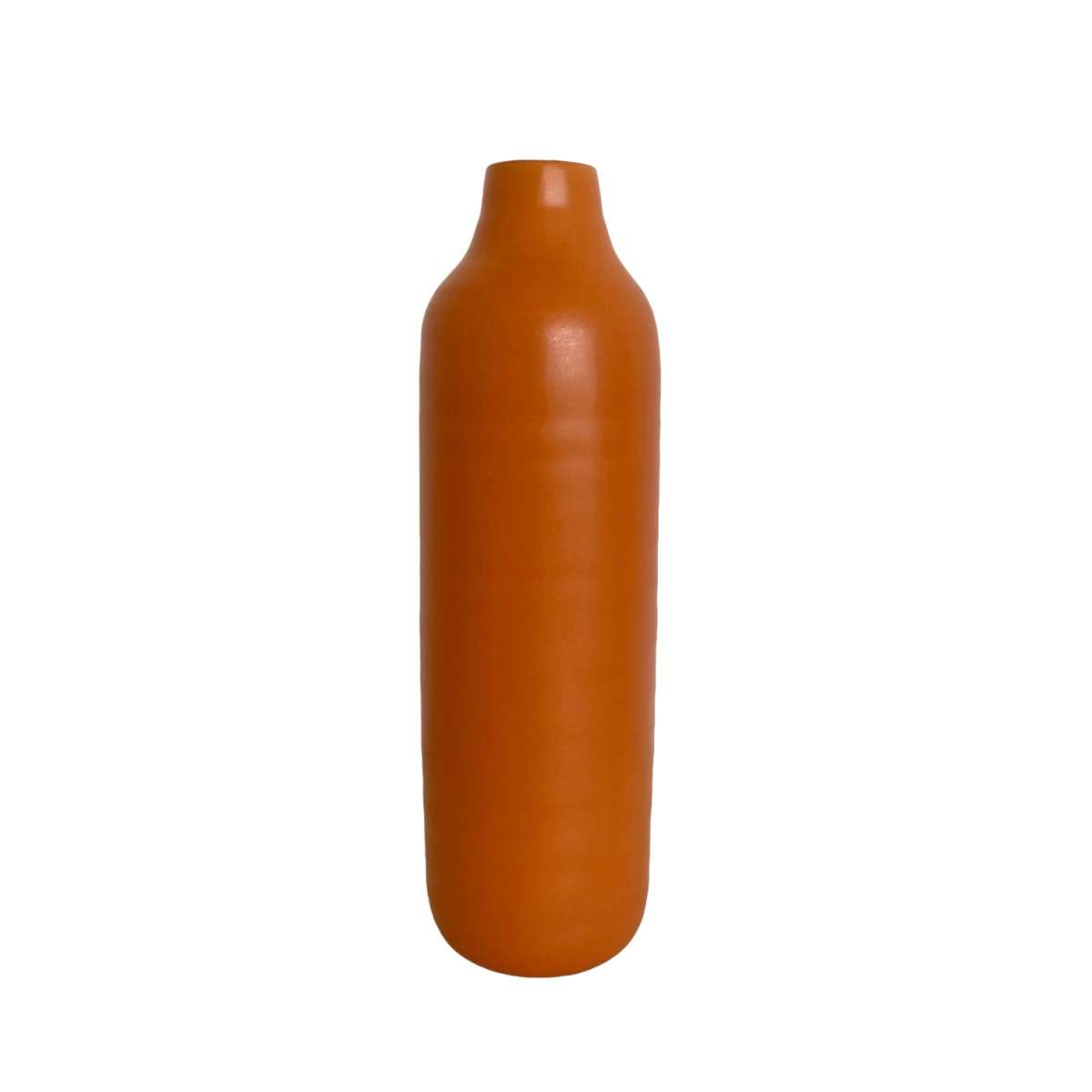 Immagine variante Arancione - Vaso in Ceramica Presence 10x10x30 cm (8 Colori) Medio | Gasper since 1965