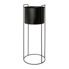 Immagine principale di Vaso in Metallo TRELLEBORG Nero - 3 Misure | Gasper since 1965