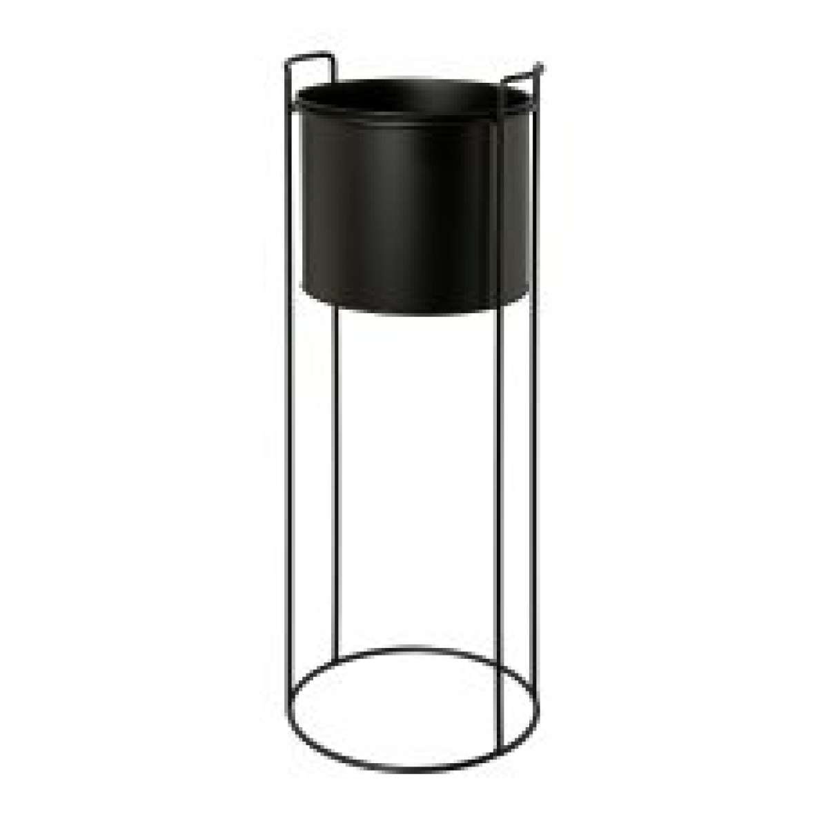 Immagine variante M - Vaso in Metallo TRELLEBORG Nero - 3 Misure | Gasper since 1965