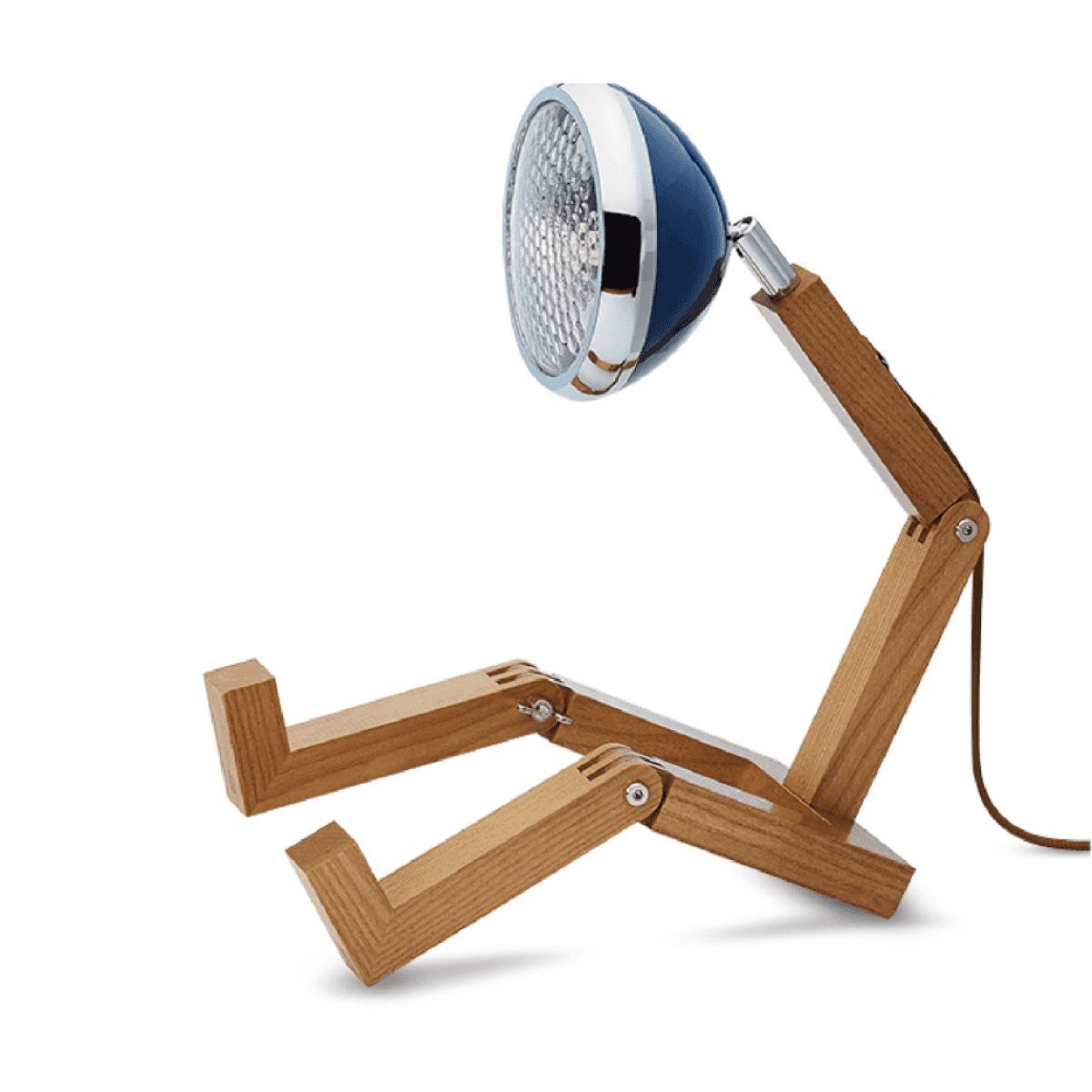Immagine variante Blu - Lampada Grande in Legno Mr. Wattson Piffany Copenhagen | Piffany Copenaghen
