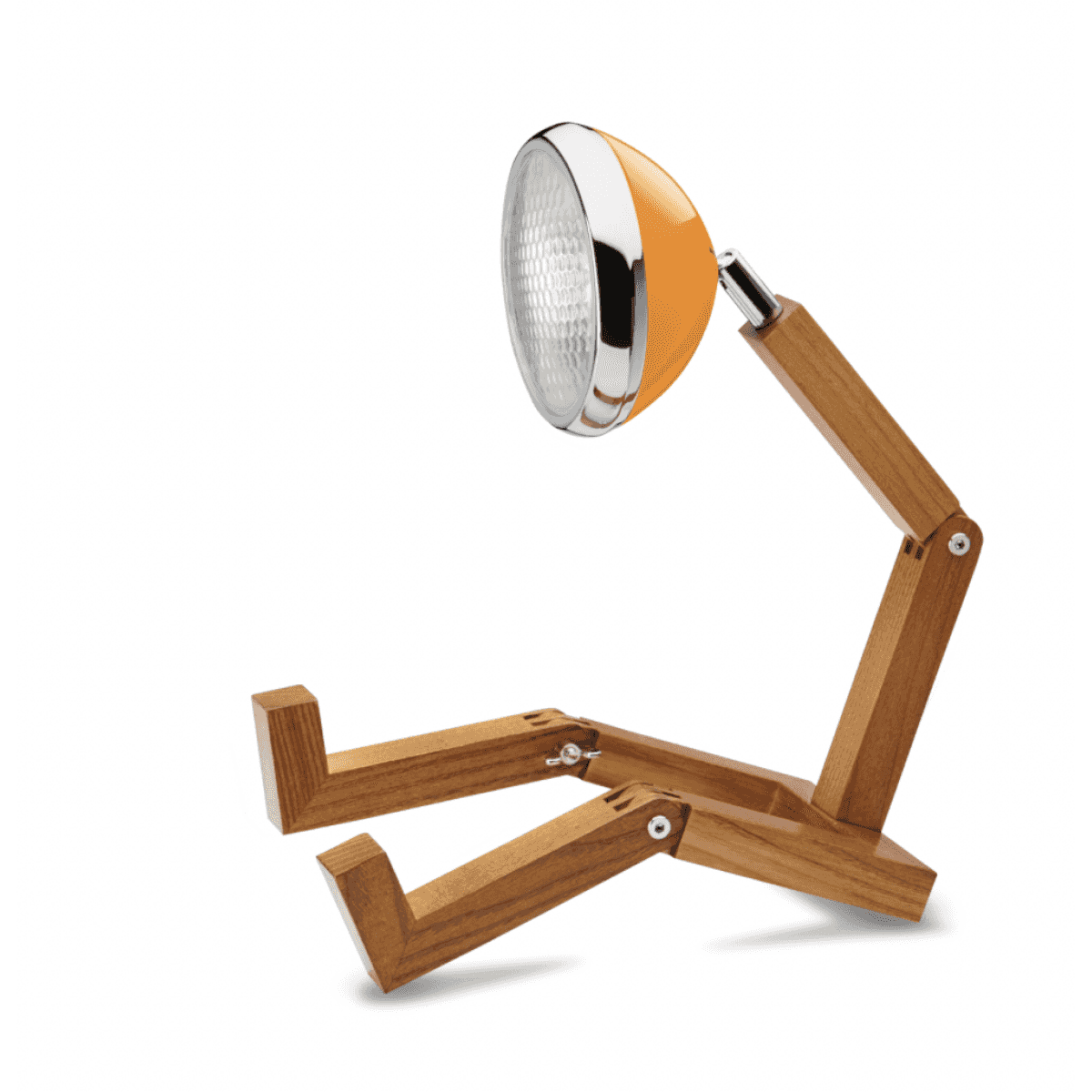 Immagine variante Arancione - Lampada Grande in Legno Mr. Wattson Piffany Copenhagen | Piffany Copenaghen
