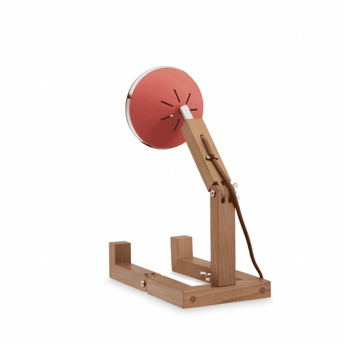 Immagine variante Rosso - Lampada Grande in Legno Mr. Wattson Piffany Copenhagen | Piffany Copenaghen