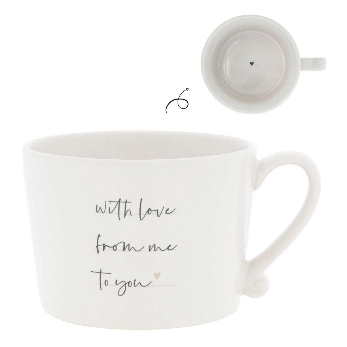 Immagine principale di Mug in Ceramica From Me To You | Bastion Collections