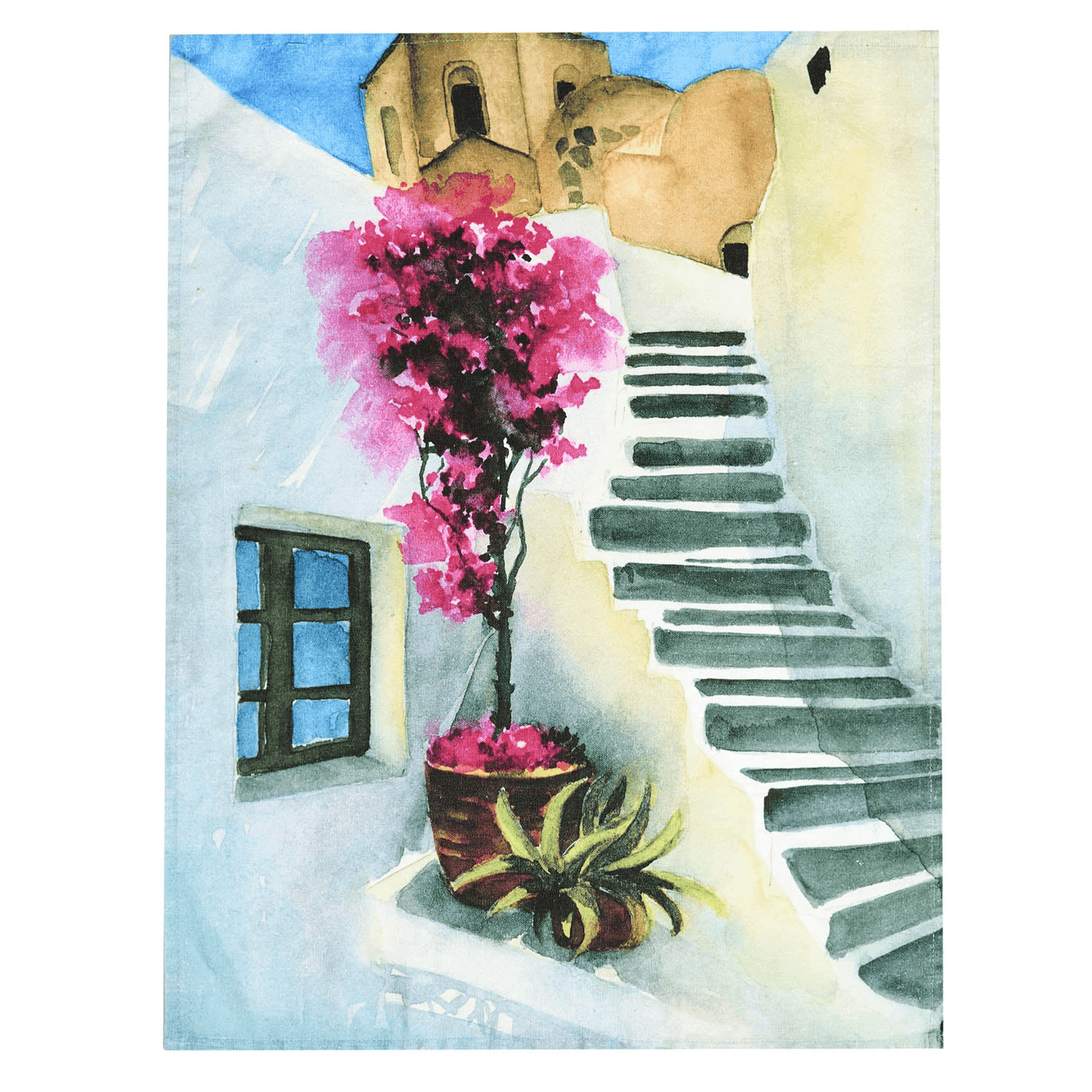 Immagine principale di Strofinaccio in Lino Buganvillea No Stiro | Simple Day