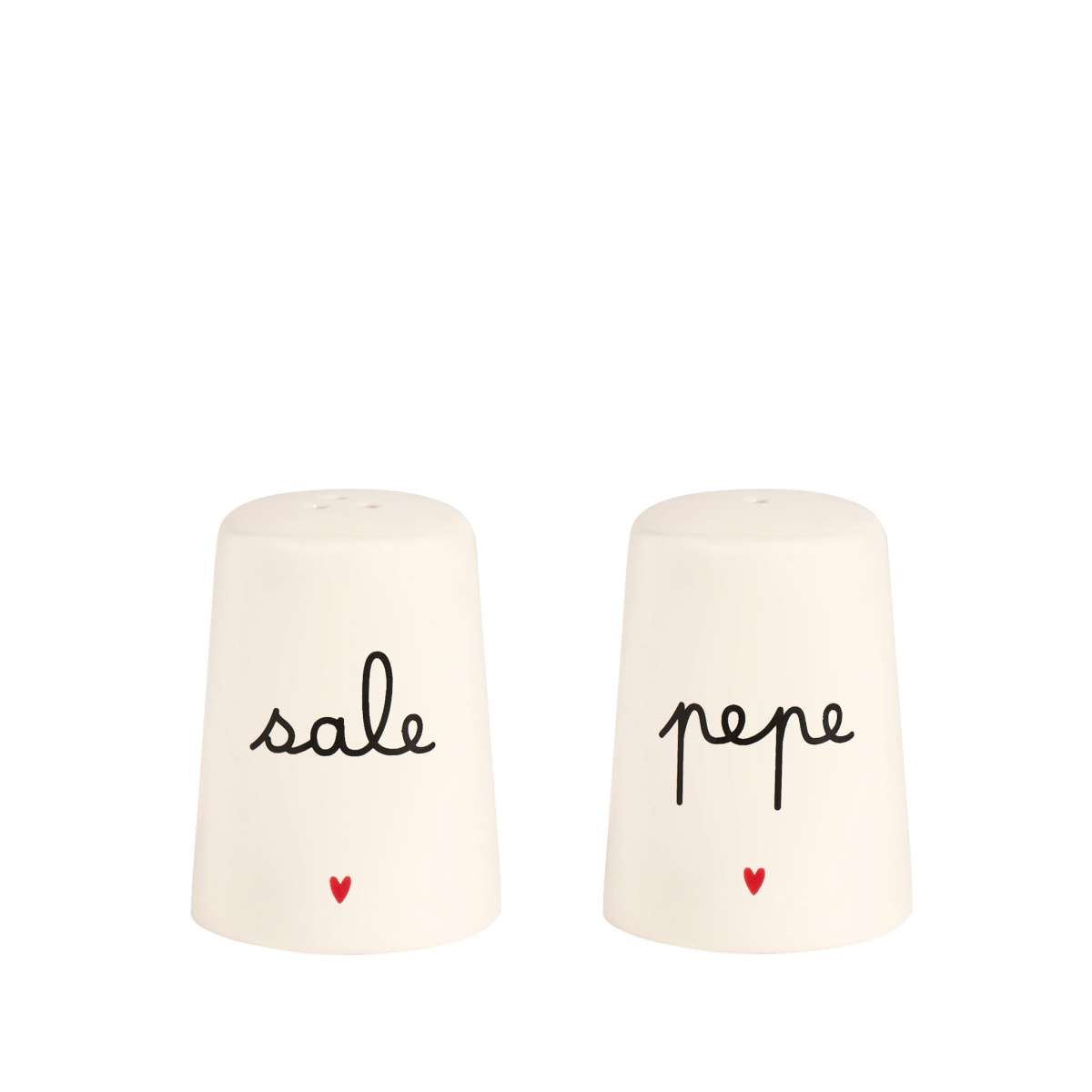Immagine principale di Set Sale e Pepe in Ceramica Cuore | Simple Day