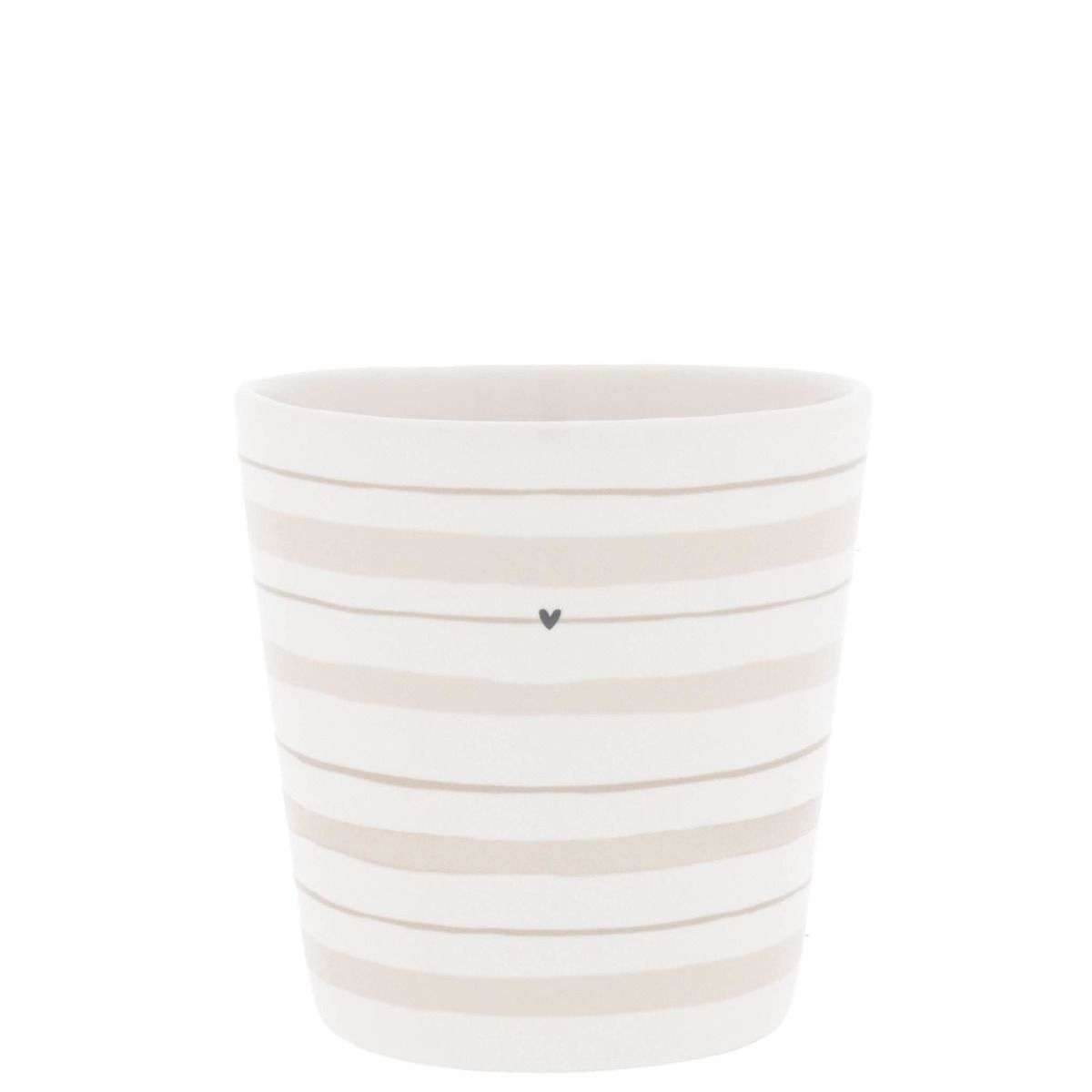 Immagine principale di Tazza Bicchiere in Ceramica Natural Stripes | Bastion Collections