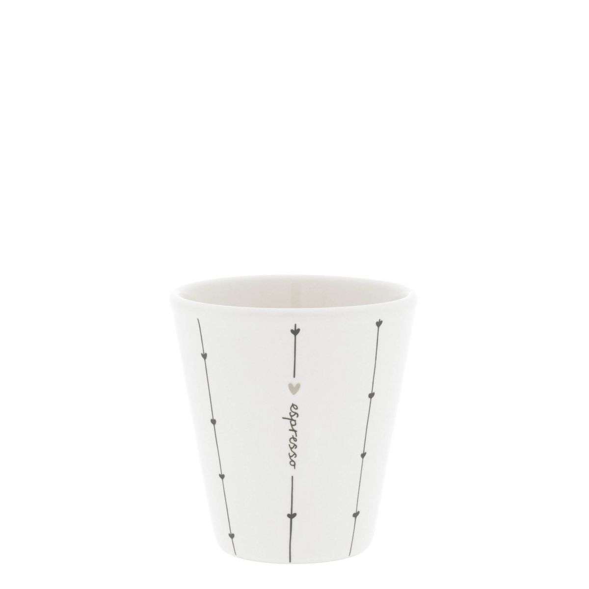 Immagine principale di Bicchierino Espresso in Ceramica Stripes Black | Bastion Collections