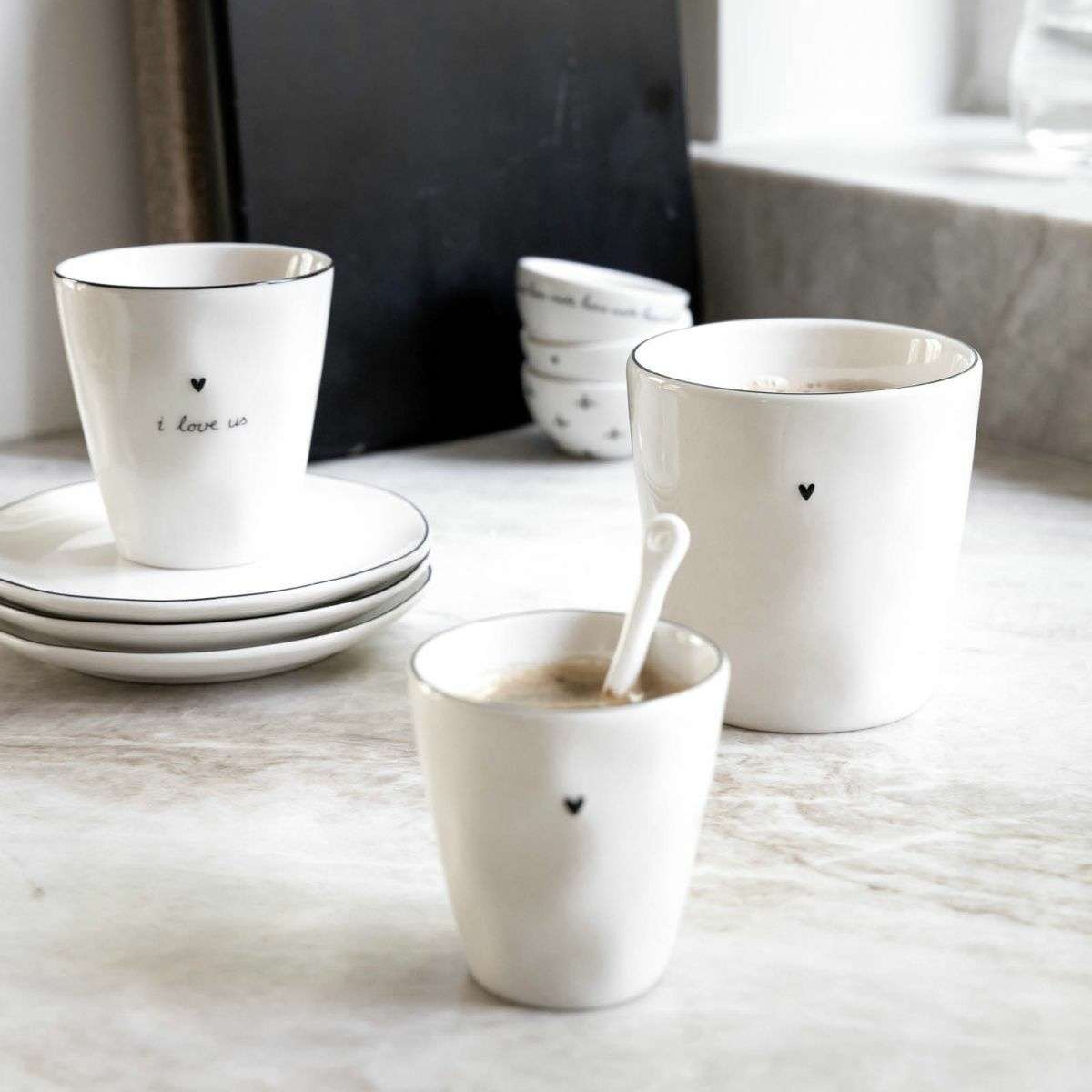 Immagine del prodotto Cucchiaino Espresso Bianco in Ceramica Opaca 10 cm | Bastion Collections