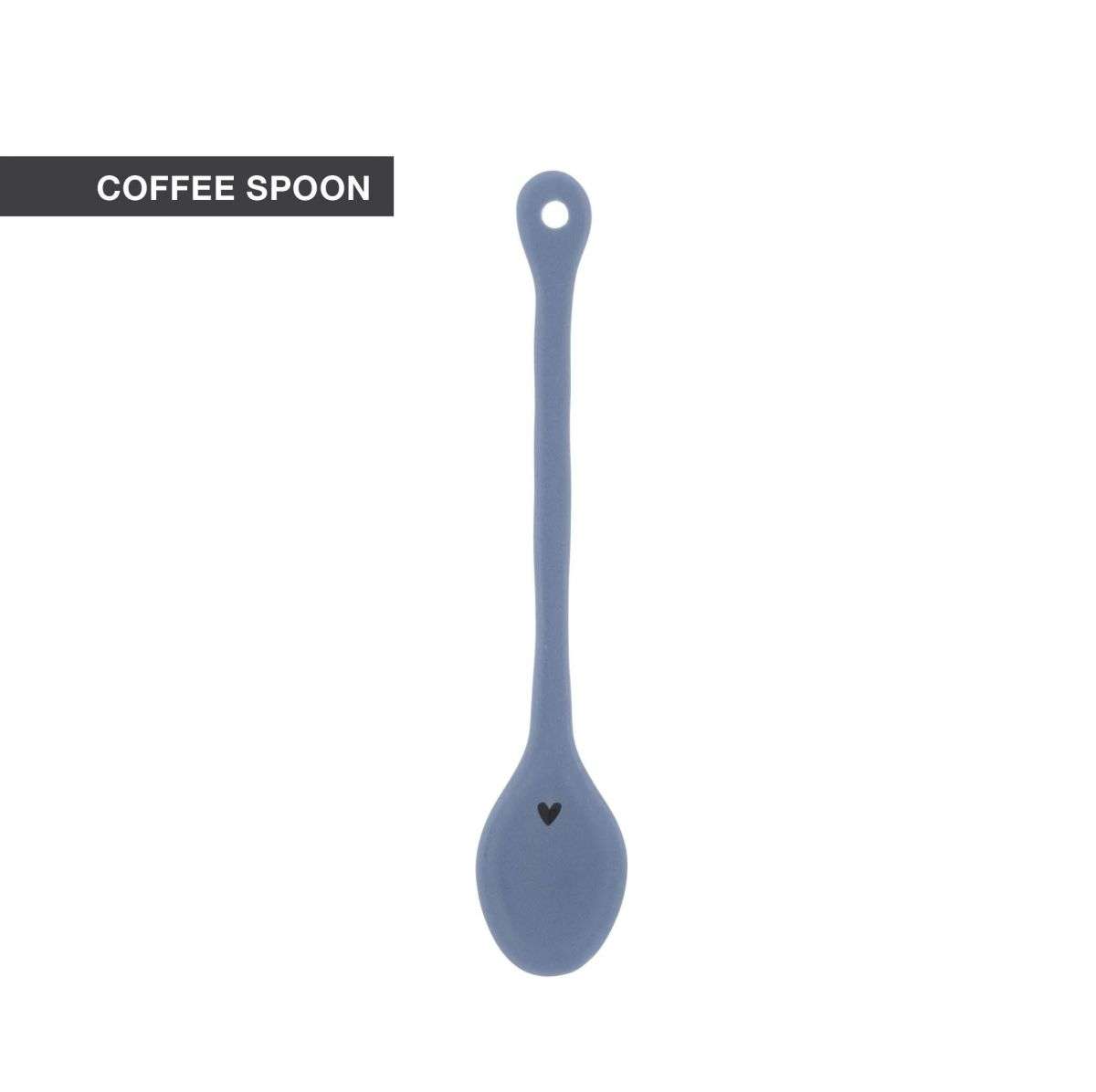 Immagine principale di Cucchiaino Espresso Blu in Ceramica Opaca 14 cm | Bastion Collections