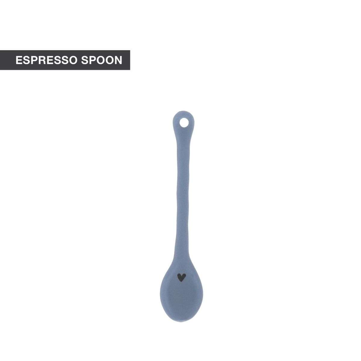 Immagine principale di Cucchiaino Espresso Blu in Ceramica Opaca 10 cm | Bastion Collections