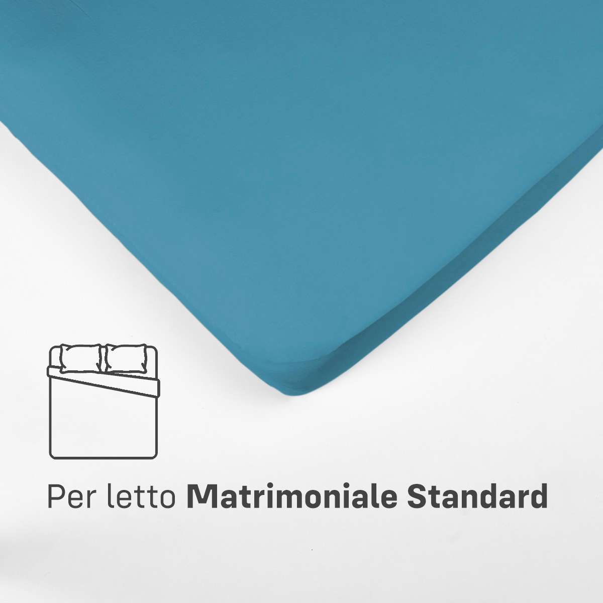 Immagine del prodotto Lenzuola SOPRA MATRIMONIALE STANDARD in Cotone Jersey Elasticizzato | Pietro Zanetti Home