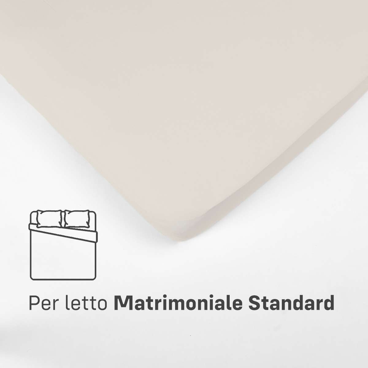 Immagine del prodotto Lenzuola SOPRA MATRIMONIALE STANDARD in Cotone Jersey Elasticizzato | Pietro Zanetti Home