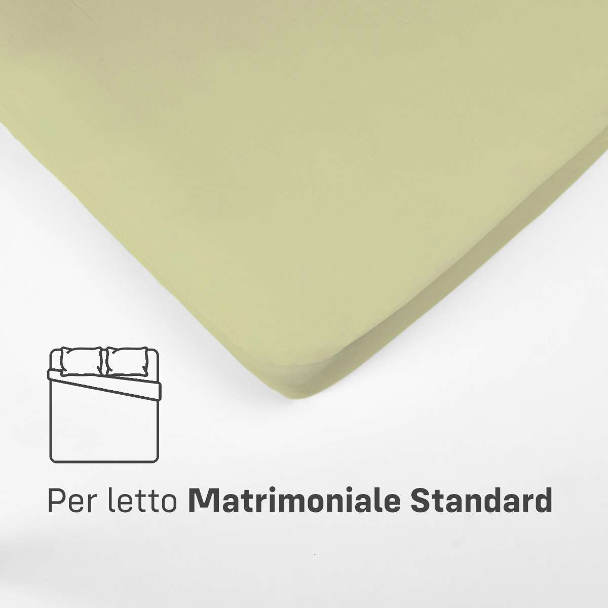 Immagine del prodotto Lenzuola SOPRA MATRIMONIALE STANDARD in Cotone Jersey Elasticizzato | Pietro Zanetti Home