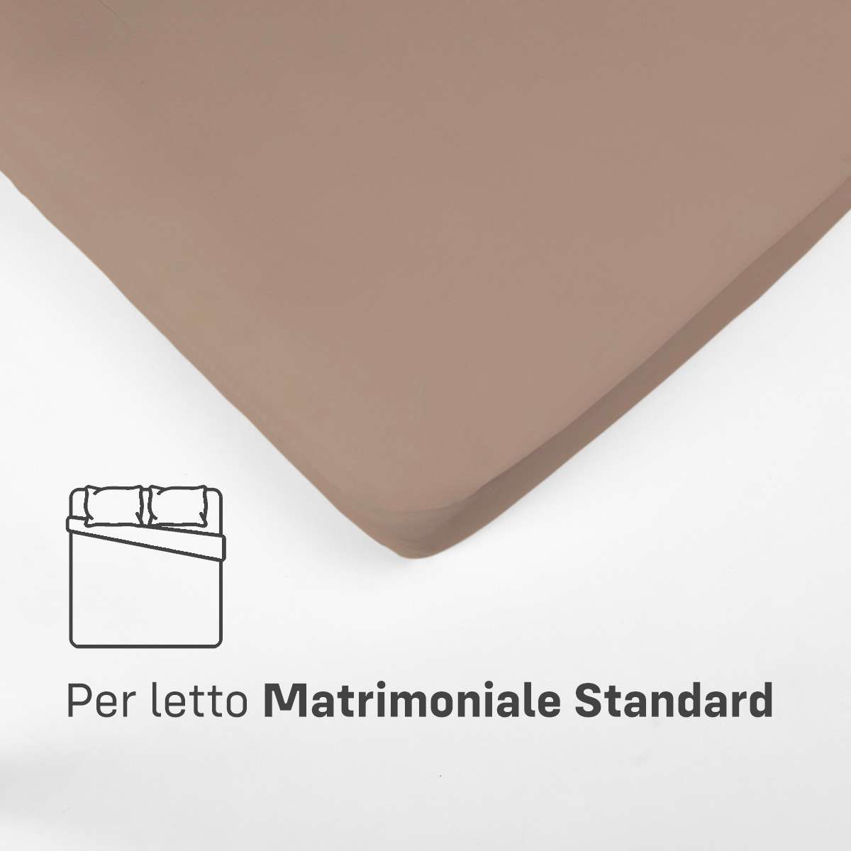 Immagine del prodotto Lenzuola SOPRA MATRIMONIALE STANDARD in Cotone Jersey Elasticizzato | Pietro Zanetti Home