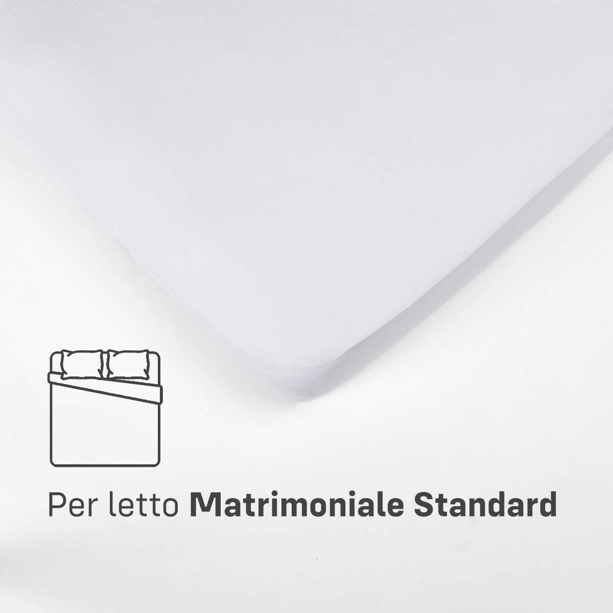 Immagine del prodotto Lenzuola SOPRA MATRIMONIALE STANDARD in Cotone Jersey Elasticizzato | Pietro Zanetti Home