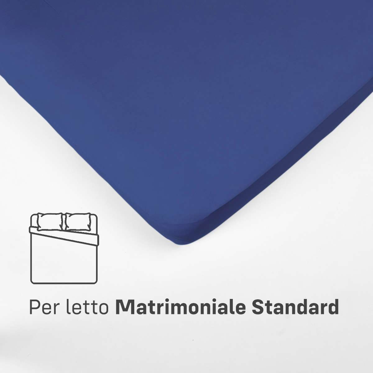 Immagine del prodotto Lenzuola SOPRA MATRIMONIALE STANDARD in Cotone Jersey Elasticizzato | Pietro Zanetti Home