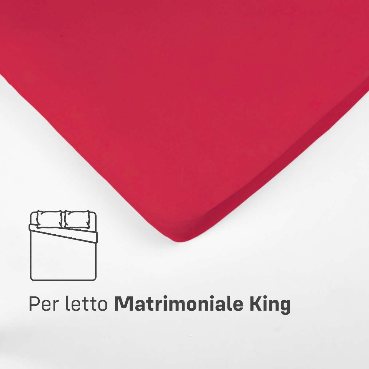 Immagine del prodotto Lenzuola SOPRA MATRIMONIALE KING in Cotone Jersey Elasticizzato | Pietro Zanetti Home