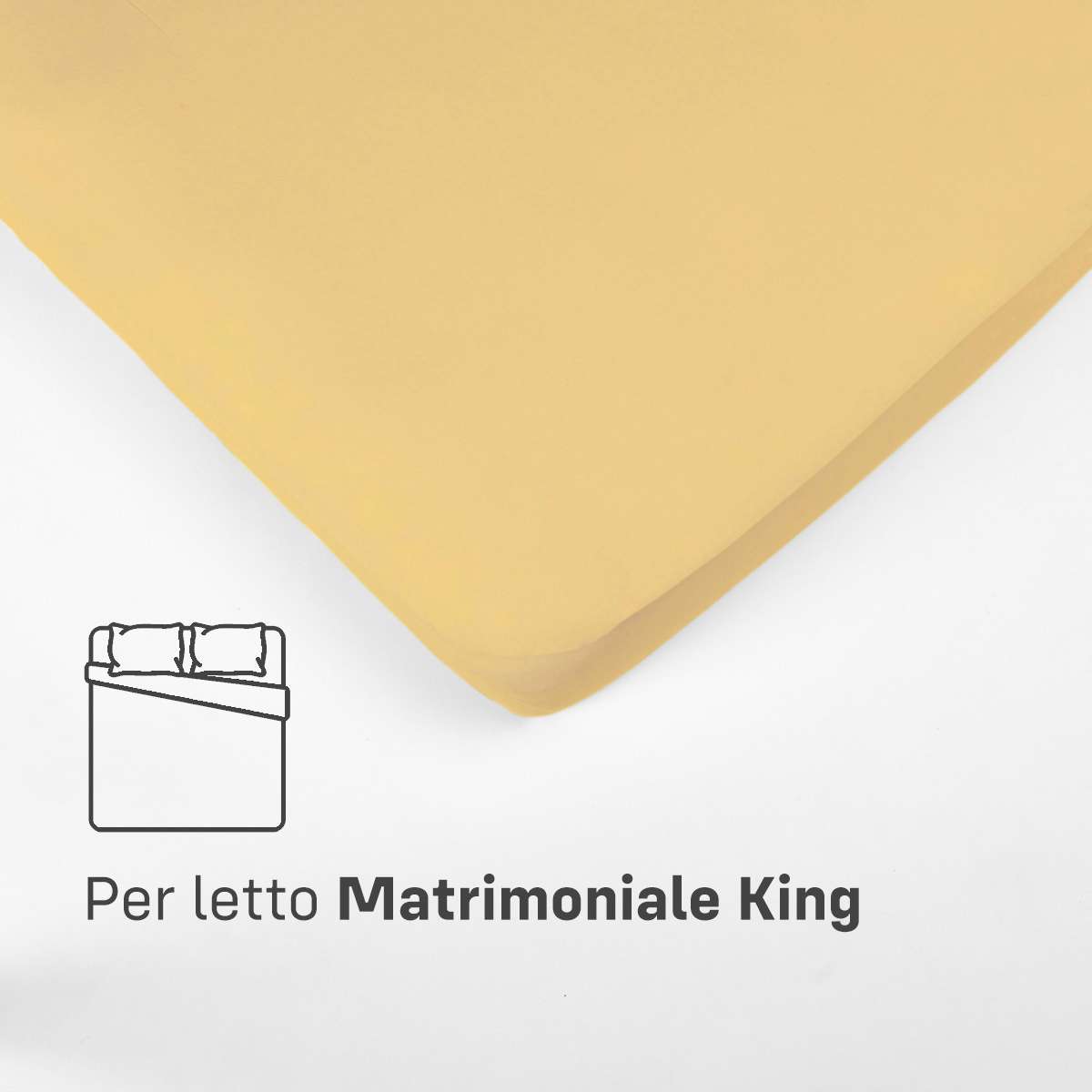 Immagine del prodotto Lenzuola SOPRA MATRIMONIALE KING in Cotone Jersey Elasticizzato | Pietro Zanetti Home
