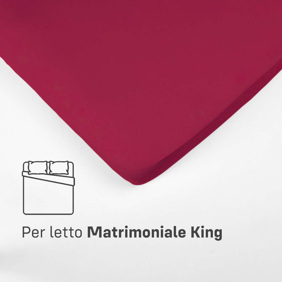 Immagine del prodotto Lenzuola SOPRA MATRIMONIALE KING in Cotone Jersey Elasticizzato | Pietro Zanetti Home