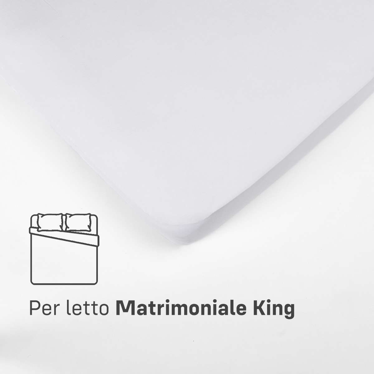 Immagine del prodotto Lenzuola SOPRA MATRIMONIALE KING in Cotone Jersey Elasticizzato | Pietro Zanetti Home
