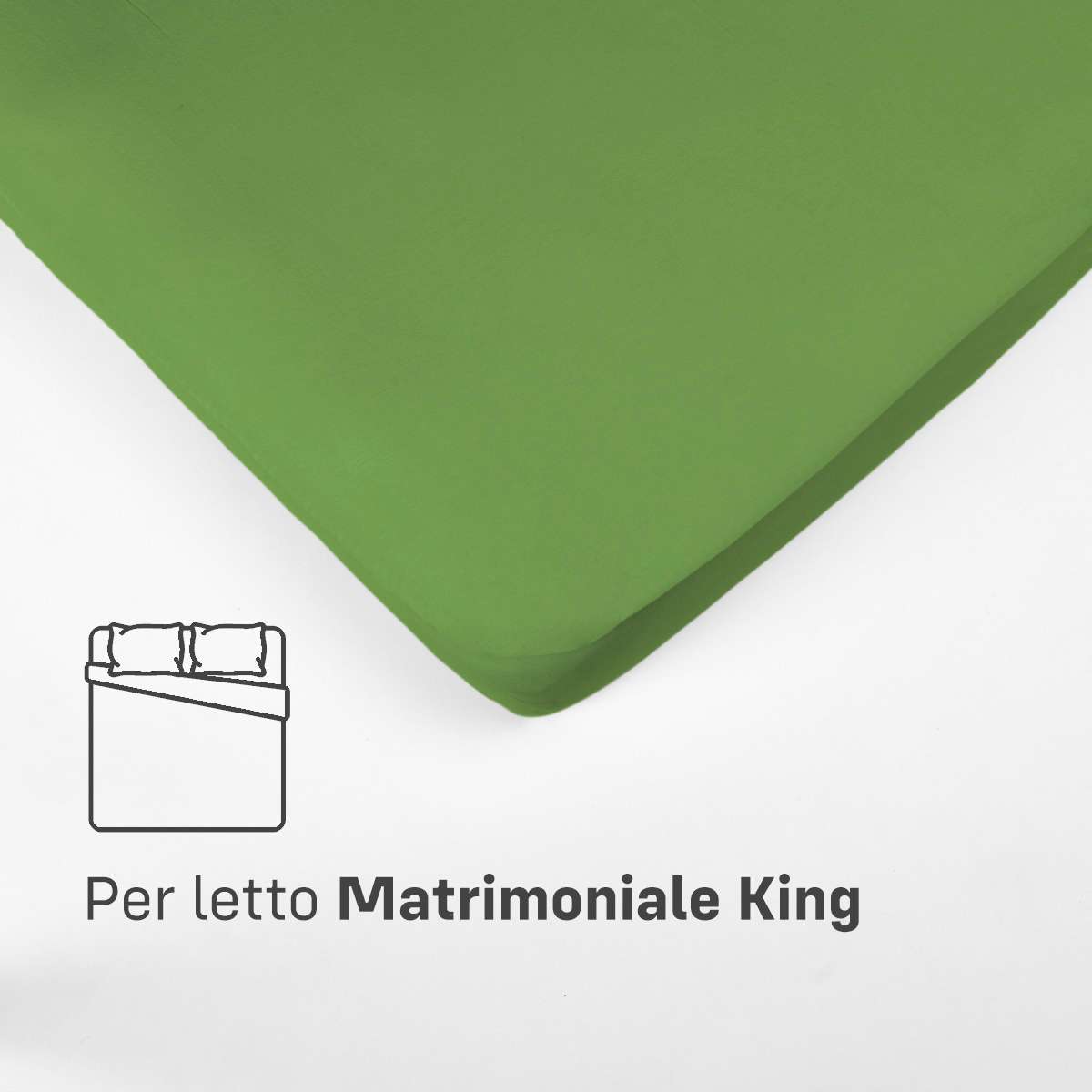 Immagine del prodotto Lenzuola SOPRA MATRIMONIALE KING in Cotone Jersey Elasticizzato | Pietro Zanetti Home