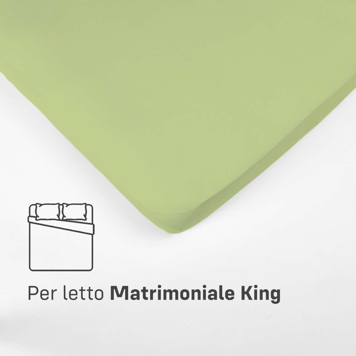 Immagine del prodotto Lenzuola SOPRA MATRIMONIALE KING in Cotone Jersey Elasticizzato | Pietro Zanetti Home