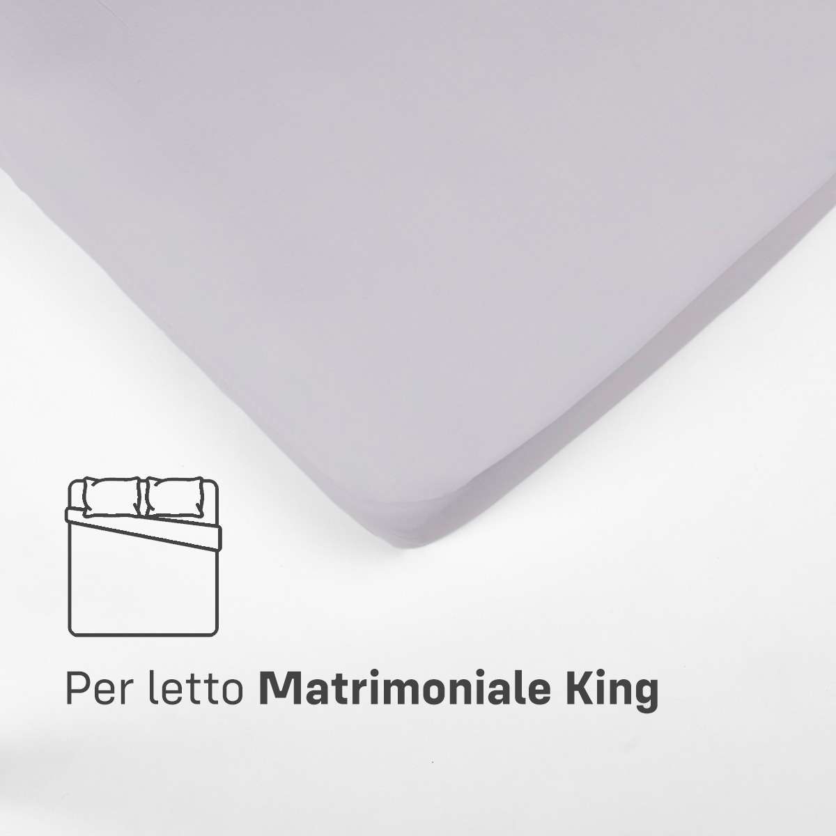 Immagine del prodotto Lenzuola SOPRA MATRIMONIALE KING in Cotone Jersey Elasticizzato | Pietro Zanetti Home