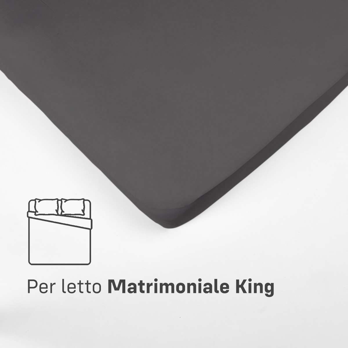 Immagine del prodotto Lenzuola SOPRA MATRIMONIALE KING in Cotone Jersey Elasticizzato | Pietro Zanetti Home