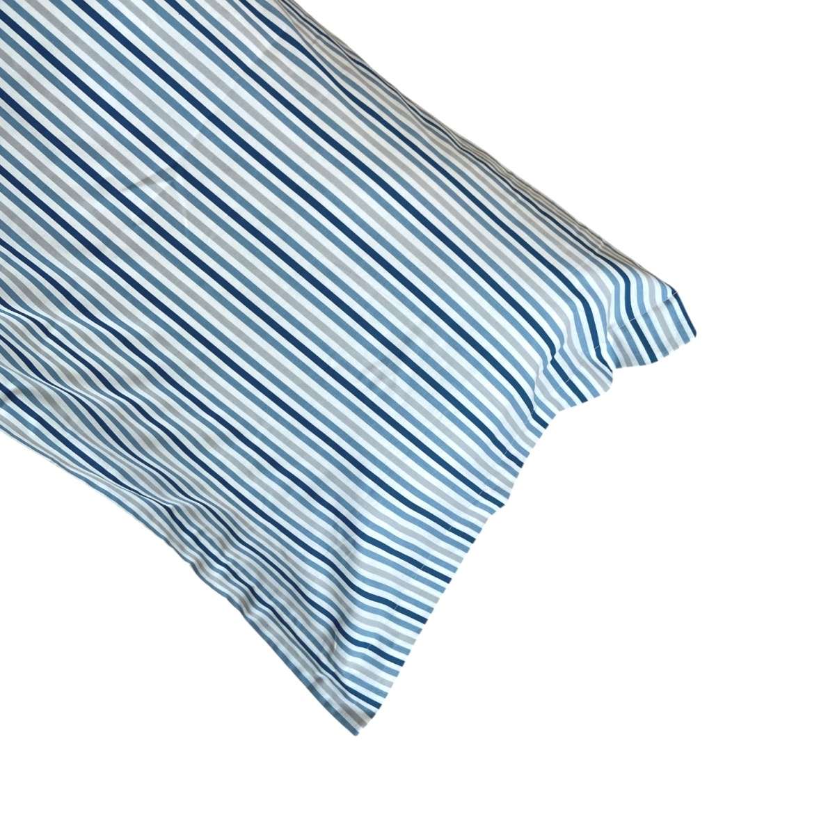 Immagine del prodotto Coppia Federe Cuscini Letto Lara RIGHE Con Volani in 100% Cotone - 3 Colori | Cavalieri Spa