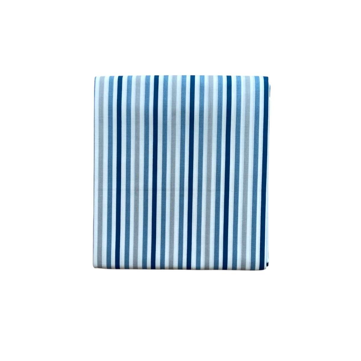 Immagine del prodotto Lenzuola Sopra Una Piazza e Mezza Lara RIGHE 100% Cotone - 3 Colori | Cavalieri Spa