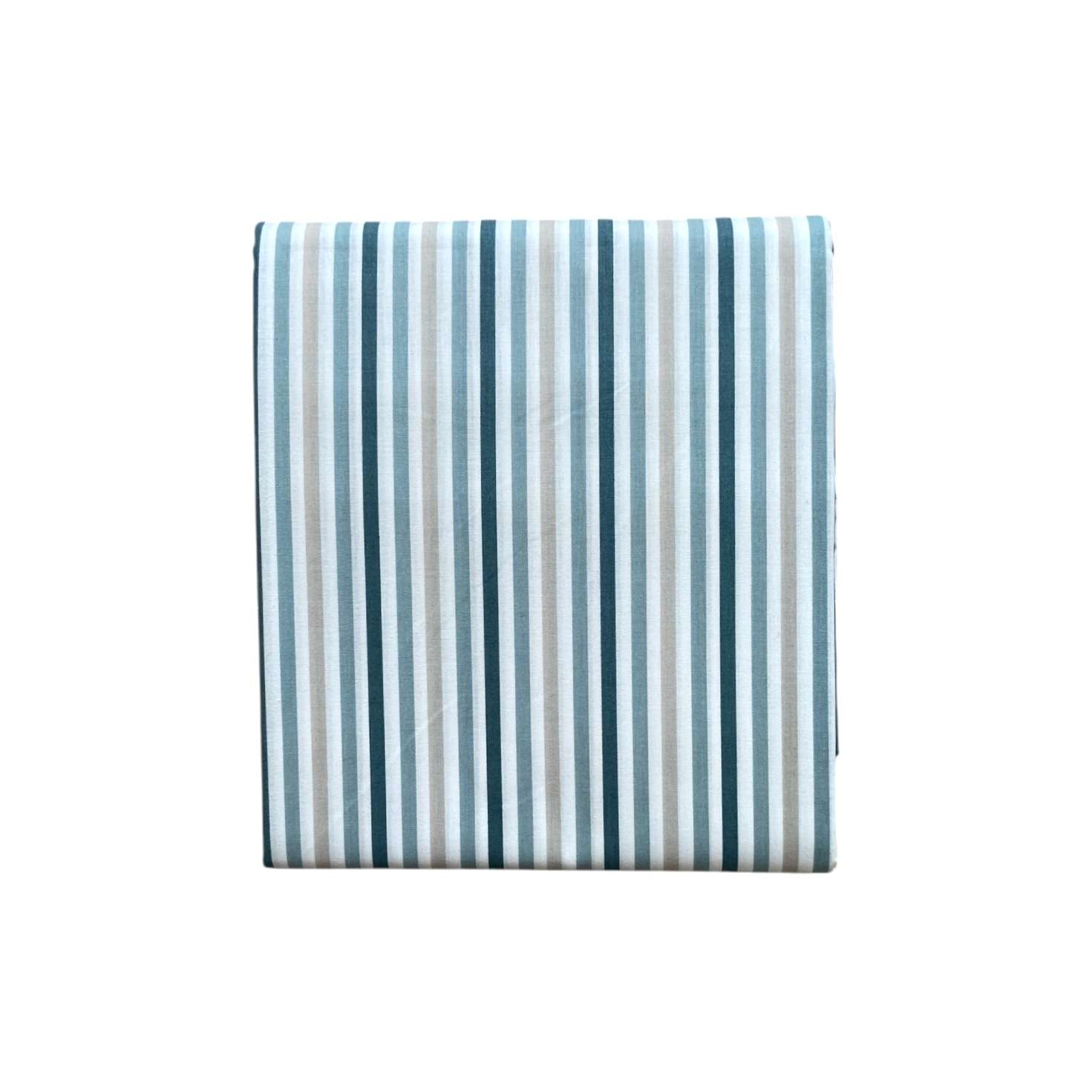 Immagine principale di Lenzuola Sopra Una Piazza e Mezza Lara RIGHE 100% Cotone - 3 Colori | Cavalieri Spa