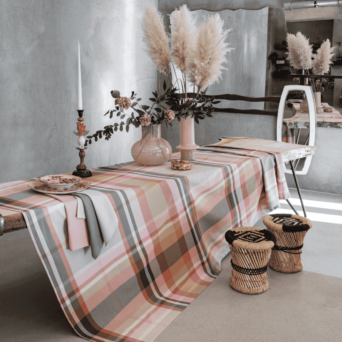 Immagine del prodotto Runner + 2 Tovaglioli  in Cotone Bossi 1413 50x150 cm | Bossi