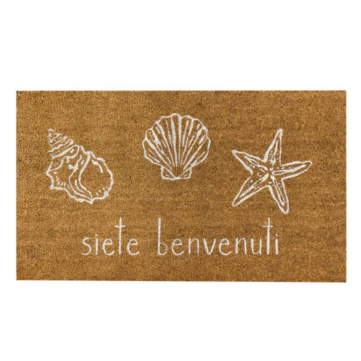 Immagine del prodotto Zerbino Siete Benvenuti Conchiglie 45x75cm | Simple Day