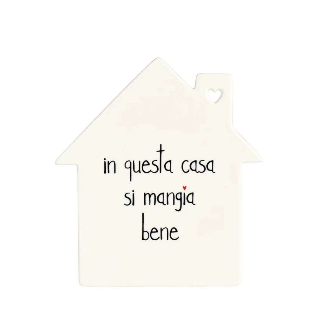 Immagine principale di Sottopentola Casa In Questa Casa Si Mangia Bene 22x20 cm | Simple Day