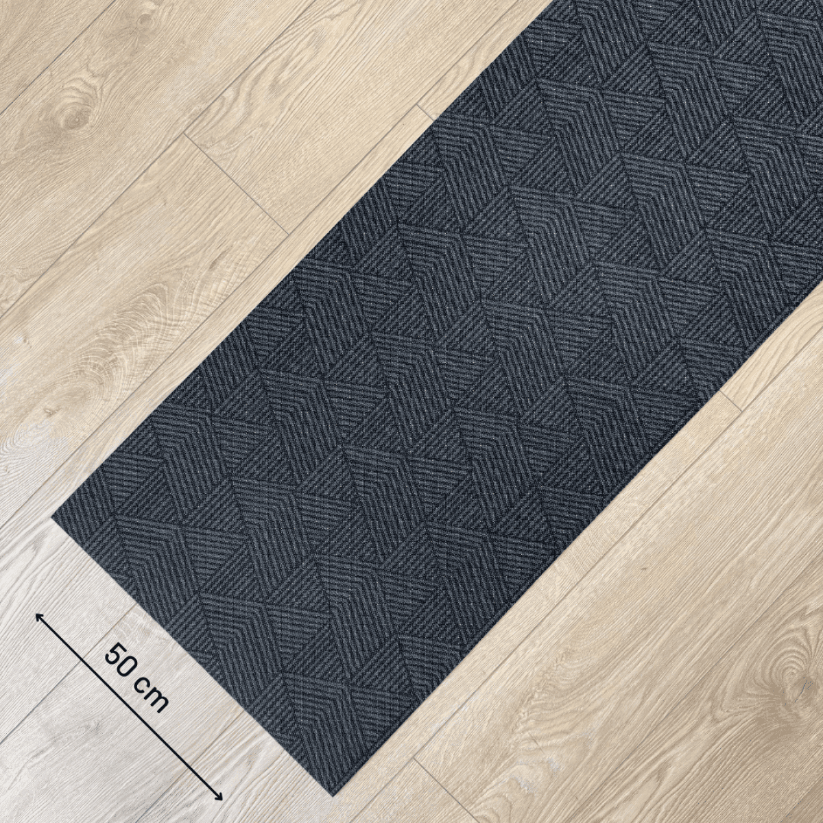Immagine del prodotto Tappeto Cucina a metro PIRAMIDE BLACK in Pvc H 50 cm - scegli tu la misura | Pietro Zanetti Home