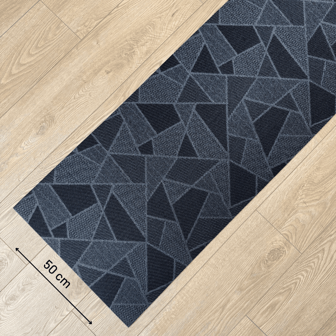 Immagine principale di Tappeto Cucina a metro SAN PIETRINO BLACK in Pvc H 50 cm - scegli tu la misura | Pietro Zanetti Home